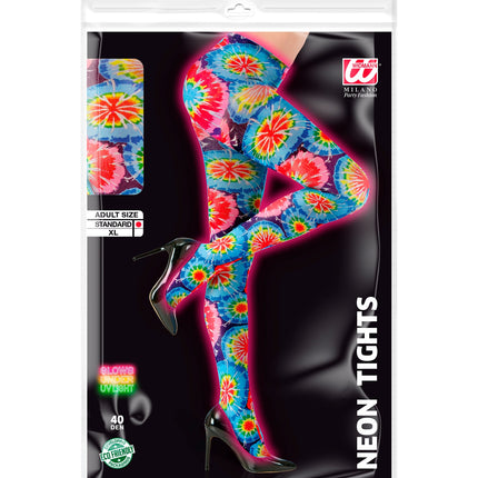 Widmann SRL Hippie panty psychedelisch volwassenen