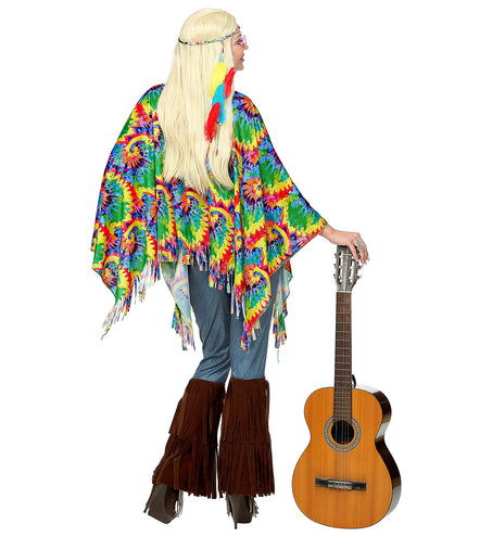 Widmann SRL Hippie poncho psychedelisch