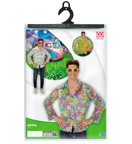 Widmann SRL Hippie shirt flower power