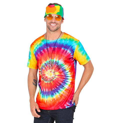 Widmann SRL Hippie shirt Tie-Dye