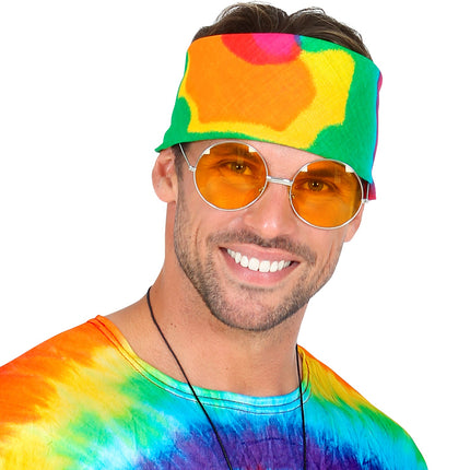 Widmann SRL Hippie tie-dye bandana