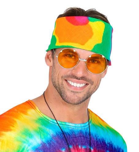 Widmann SRL Hippie tie-dye bandana