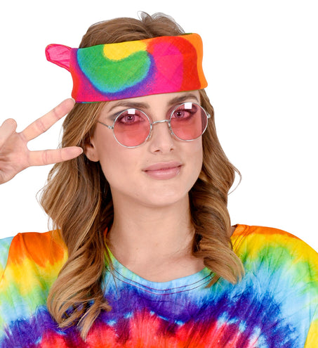 Widmann SRL Hippie tie-dye bandana