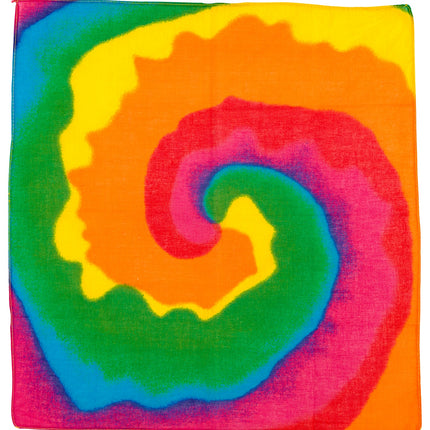 Widmann SRL Hippie tie-dye bandana