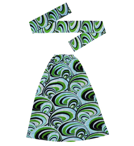 Widmann SRL Hippie verkleedset blauw  unisex jaren-70