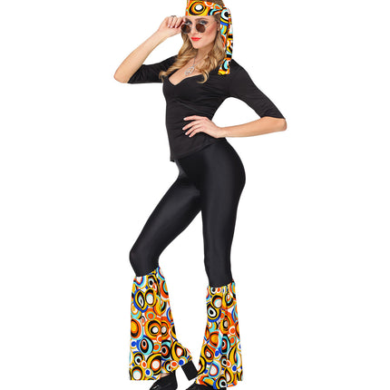 Widmann SRL Hippie verkleedset bollen  unisex jaren-70