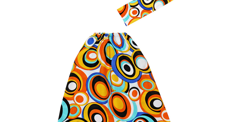 Widmann SRL Hippie verkleedset bollen  unisex jaren-70