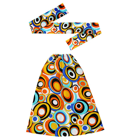 Widmann SRL Hippie verkleedset bollen  unisex jaren-70