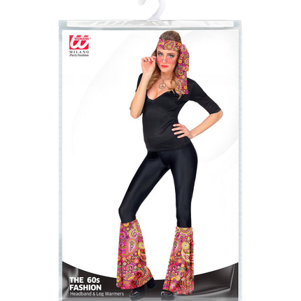 Widmann SRL Hippie verkleedset paisley unisex jaren-70