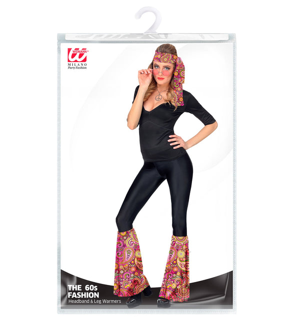 Widmann SRL Hippie verkleedset paisley unisex jaren-70