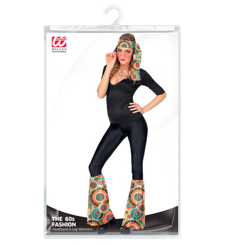 Widmann SRL Hippie verkleedset vintage unisex jaren-70