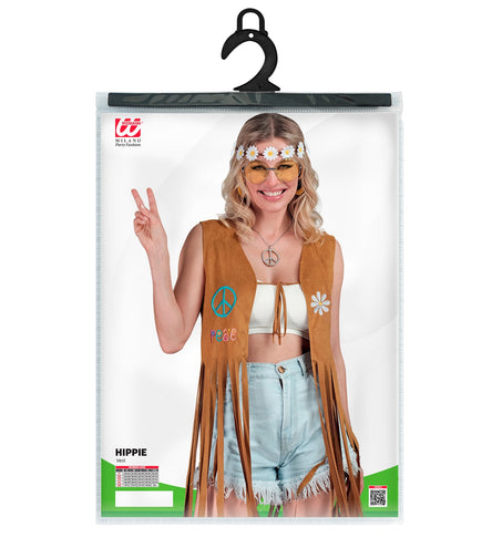 Widmann SRL Hippie vest met franjes