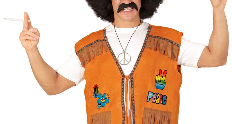 Widmann SRL Hippie vest voor volwassenen