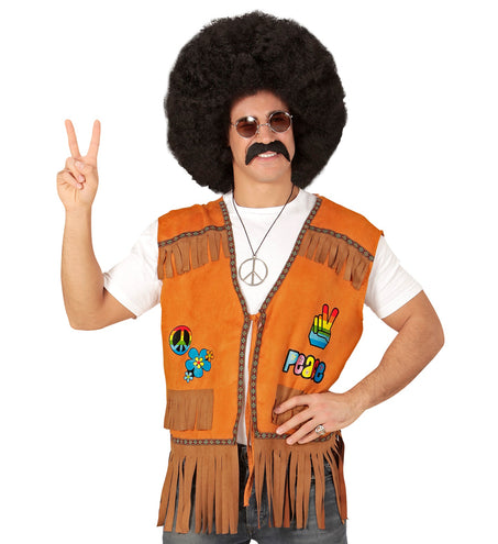 Widmann SRL Hippie vest voor volwassenen