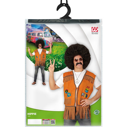 Widmann SRL Hippie vest voor volwassenen