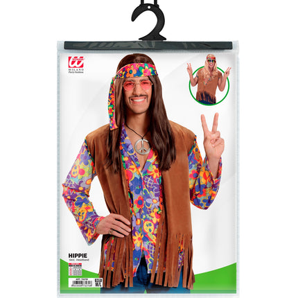 Widmann SRL Hippie vestje suede look heren