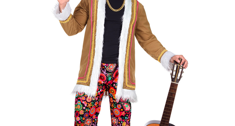 Widmann SRL Hippie Woodstock pak Peter volwassenen