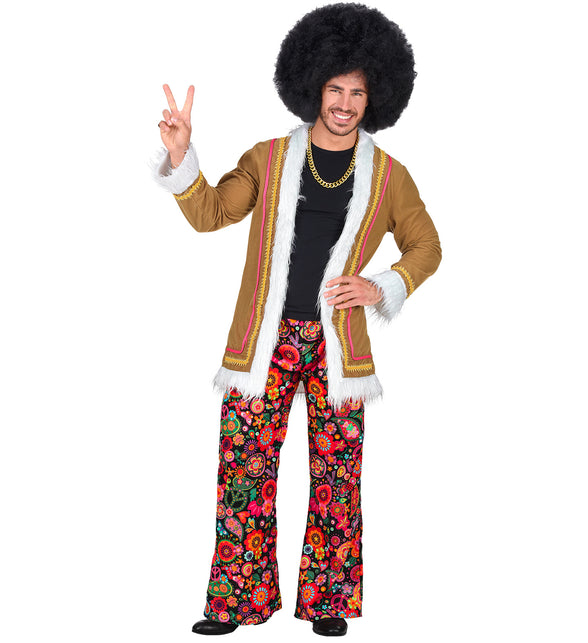 Widmann SRL Hippie Woodstock pak Peter volwassenen