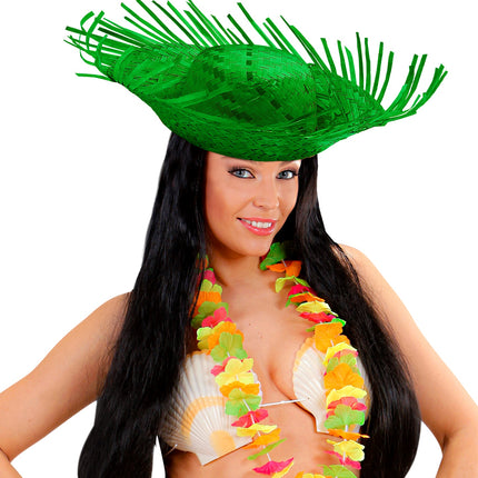 Widmann SRL Hoed ipanema stro groen Joris