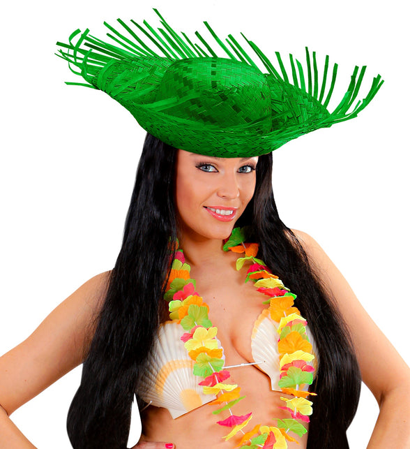 Widmann SRL Hoed ipanema stro groen Joris