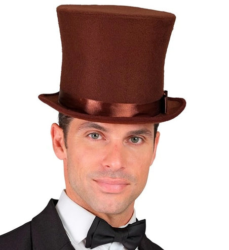 Widmann SRL Hoge hoed bruin Finn top kwaliteit