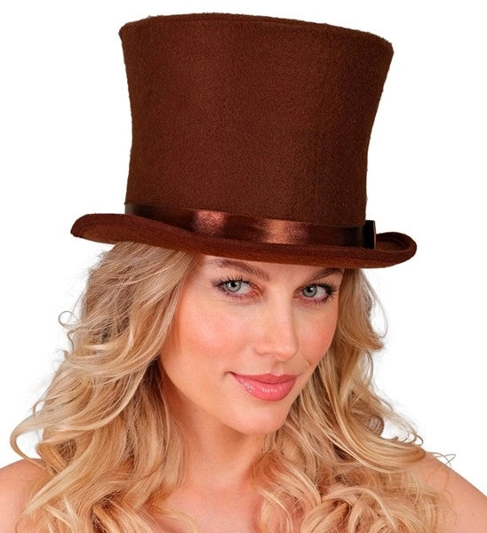 Widmann SRL Hoge hoed bruin Finn top kwaliteit