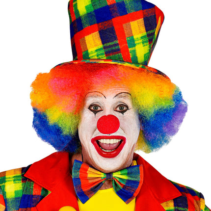 Widmann SRL Hoge hoed clown multi