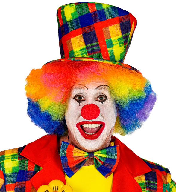 Widmann SRL Hoge hoed clown multi