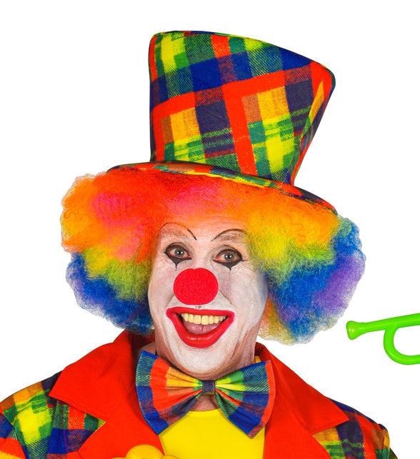 Widmann SRL Hoge hoed clown multi
