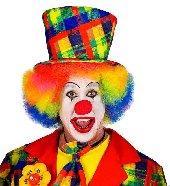 Widmann SRL Hoge hoed clown multi