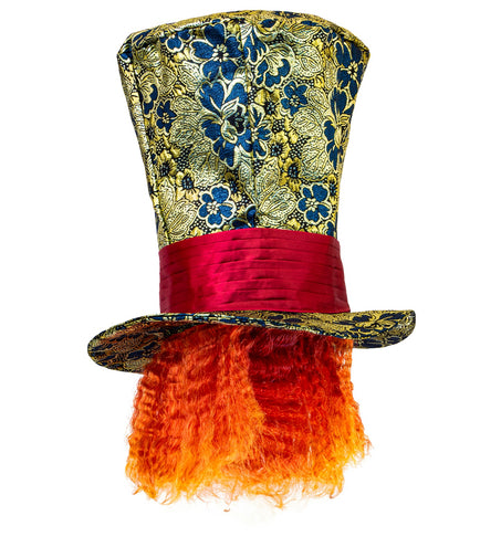 Widmann SRL Hoge Hoed "Crazy Hatter" Met Haar