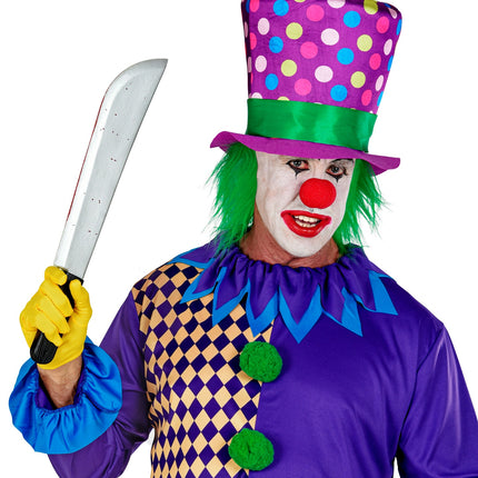 Widmann SRL Hoge hoed gestippeld met haar