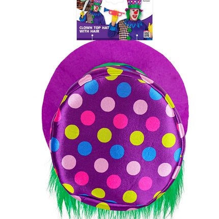 Widmann SRL Hoge hoed gestippeld met haar