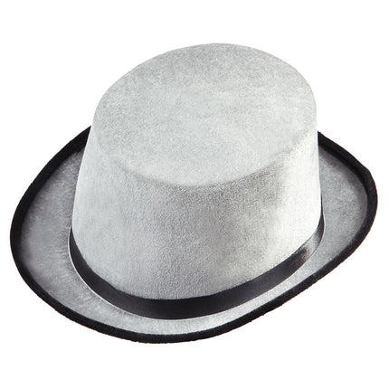 Widmann SRL hoge hoed grijs fluweel