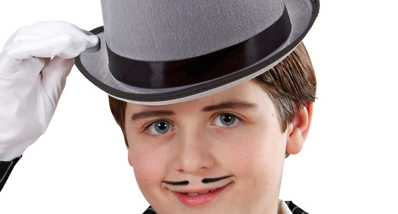 Widmann SRL Hoge hoed grijs kind