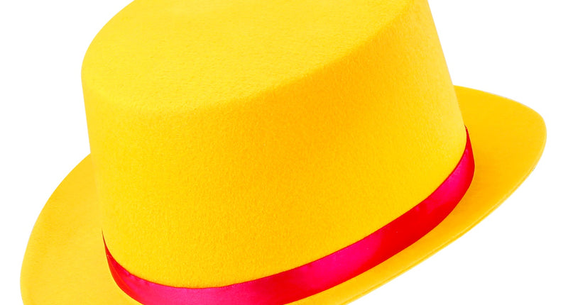 Widmann SRL Hoge hoed kinderen geel