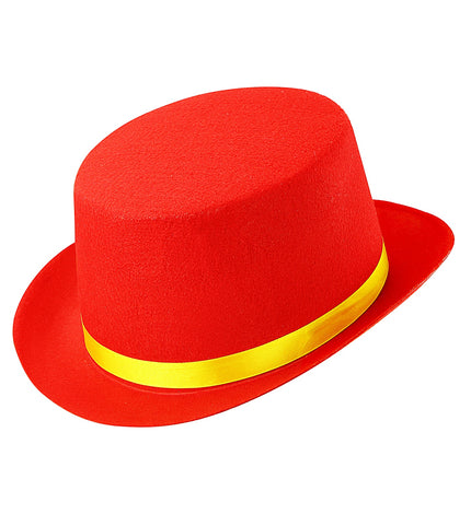 Widmann SRL Hoge hoed kinderen rood
