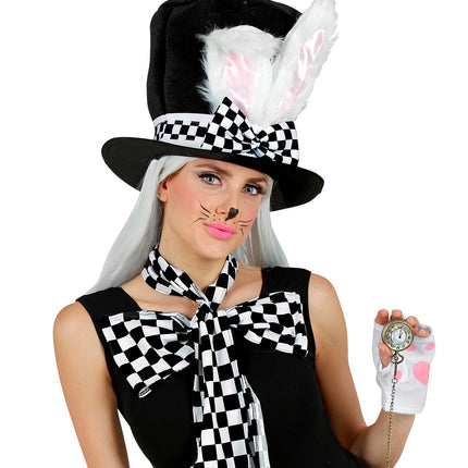 Widmann SRL Hoge hoed met bunny oren