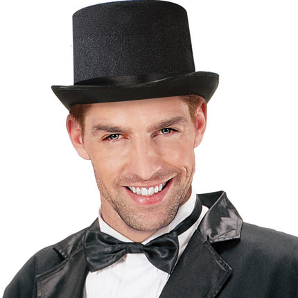 Widmann SRL Hoge hoed vilt zwart