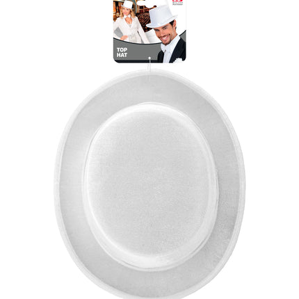 Widmann SRL hoge hoed wit fluweel