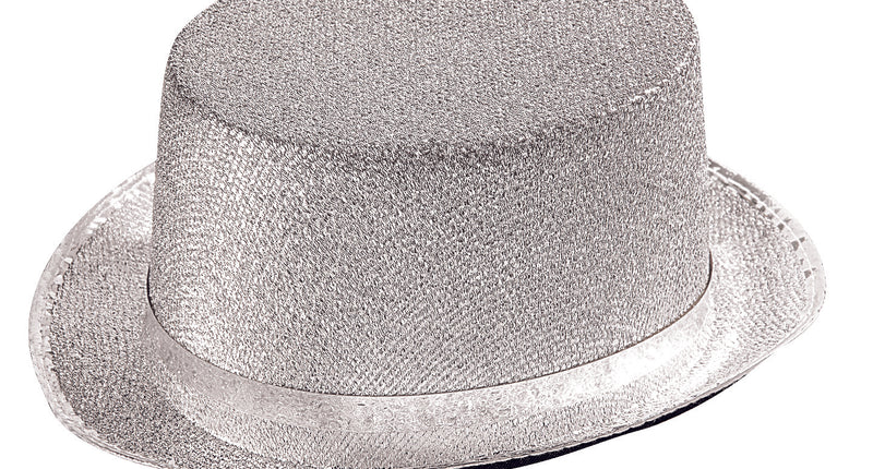 Widmann SRL hoge hoed zilverkleurig