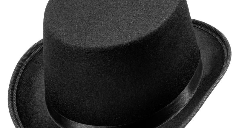 Widmann SRL Hoge hoed zwart kind