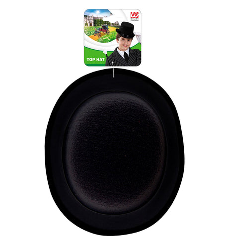 Widmann SRL Hoge hoed zwart kind