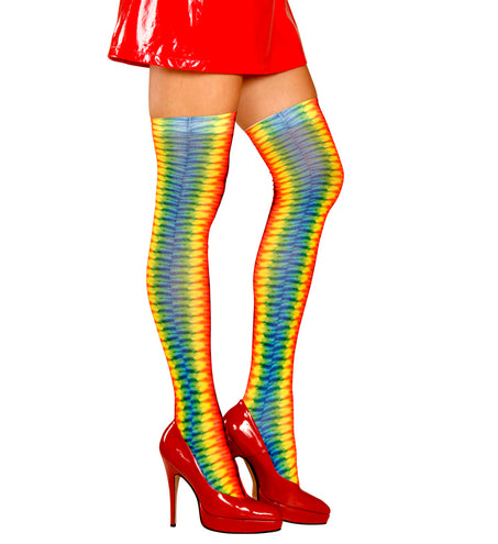 Widmann SRL Hoge kousen regenboog kleuren