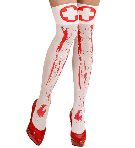 Widmann SRL Hoge kousen zombie verpleegster