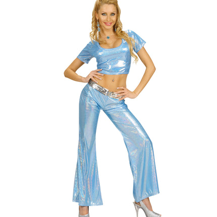 Widmann SRL Holografisch topje blauw