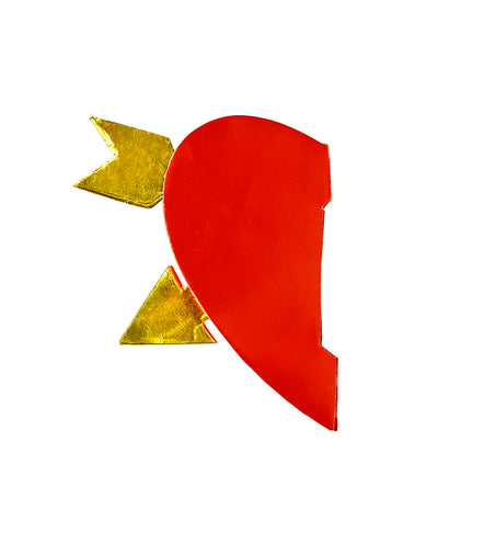 Widmann SRL Honinggraat lampion hart met pijl