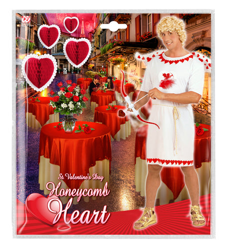 Widmann SRL Honinggraat lampion hart voor bruiloft