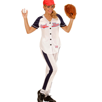 Widmann SRL Honkbal damespak voor carnaval