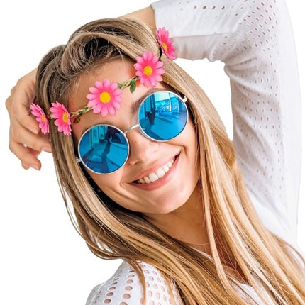 Widmann SRL Hoofdband bloemen roze Noah